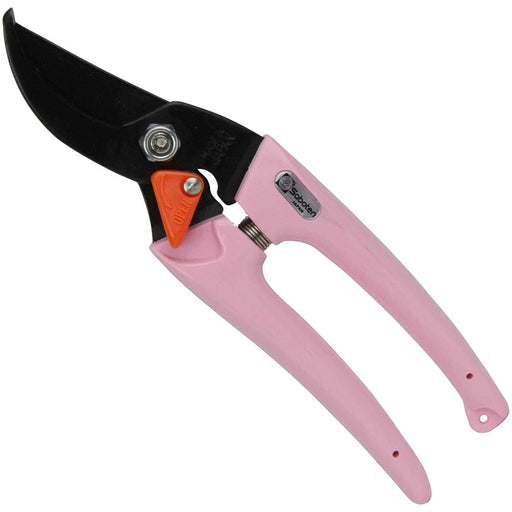 Saboten Lightweight Pruner Scissors Pink 125g Compact Size No.1201-P Metal Blade_1