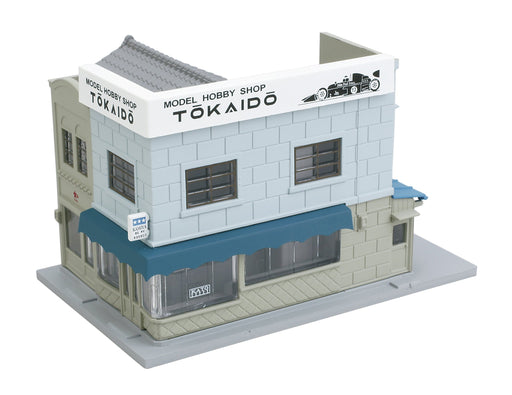 Kato 23-478 Corner Shop with signboard architecture 3 Right N gauge Diorama NEW_1
