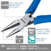HOZAN miniature pliers 125mm With anti-slip knurling P-36 Blue Alloy Steel NEW_2