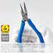HOZAN miniature pliers 125mm With anti-slip knurling P-36 Blue Alloy Steel NEW_3