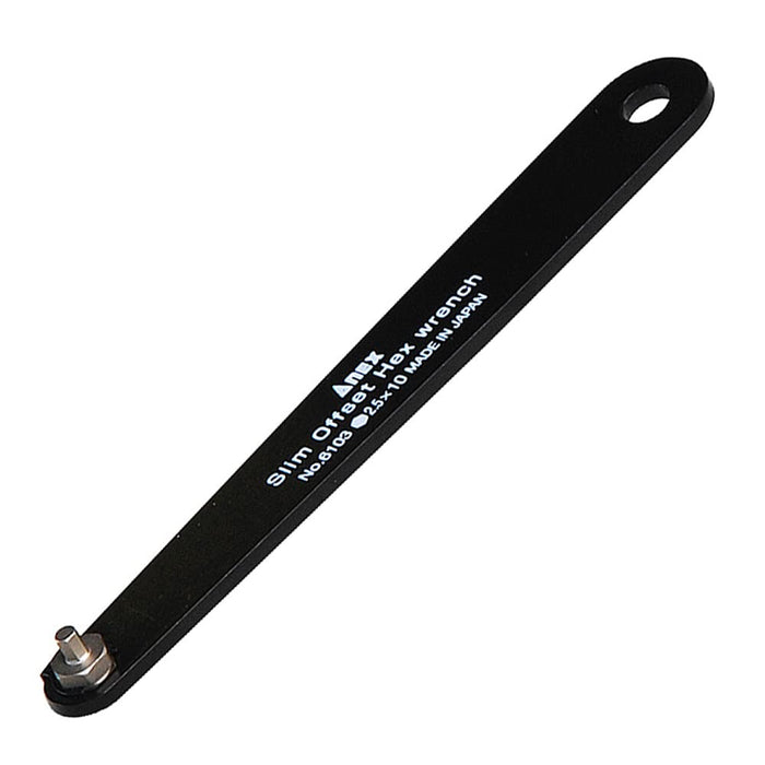 ANEX Slim Offset Type Hex Wrench No. 6103 H2.5x10 Made in Japan Astro Products_1