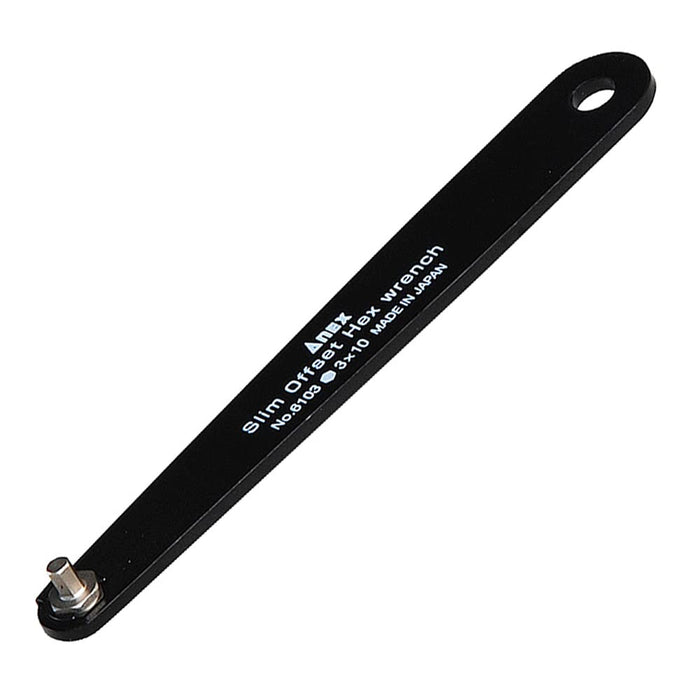 ANEX Slim Offset Type Hex Wrench No. 6103 H3.0x10 Made in Japan Astro Products_1