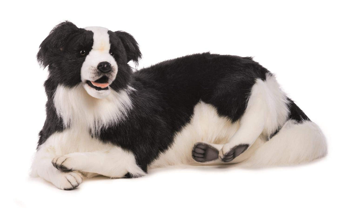 Canal Hansa Border Collie L85cm Plush Doll Acrylic fur Realistic Animal Doll NEW_1