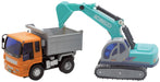 Toyco FriXion Mini Dump & Shovel with Road Sign set Plastic Figure ‎43291-621_2