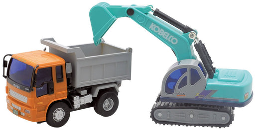 Toyco FriXion Mini Dump & Shovel with Road Sign set Plastic Figure ‎43291-621_2