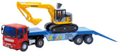 Toyco Frixion Shovel Carrier Truck with Road Sign set Figure ‎Lever operation_2