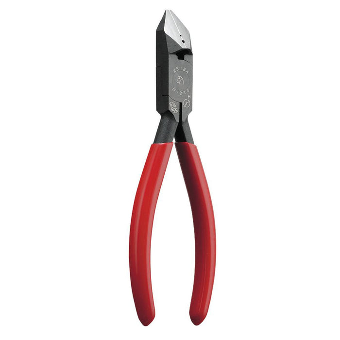 KEIBA diagonal nipper N-216 PVC Grip Handle Chrome vanadium steel 150mm NEW_1