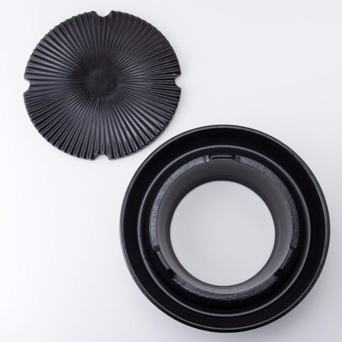 Nagatanien YAKI YAKI SAN GRILL PAN Large ND-18 Igayaki 32x32x10.5cm Black NEW_4