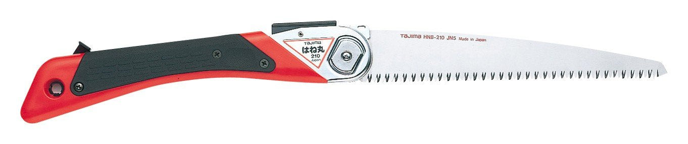 TAJIMA ONE-TOUCH FOLDING SAW 210mm HN-210 Steel Blade with Safety Lock 218g NEW_1