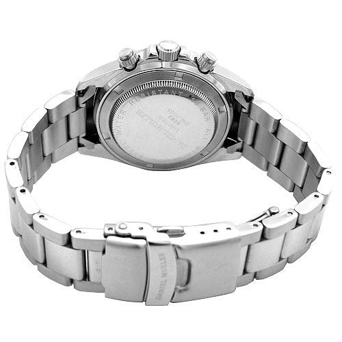 DANIEL MULLER Watch All Stainless Steel Chronograph Men's Watch DM-2003BK NEW_3