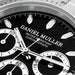DANIEL MULLER Watch All Stainless Steel Chronograph Men's Watch DM-2003BK NEW_4