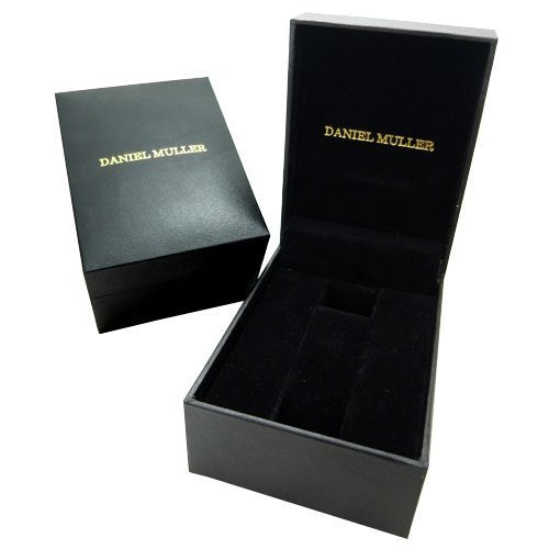 DANIEL MULLER Watch All Stainless Steel Chronograph Men's Watch DM-2003BK NEW_7