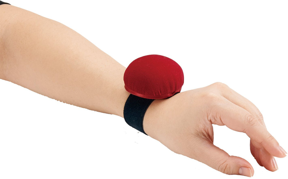 Clover one-touch wrist pin cushion red 23-065 Cotton Cushion PVC Wrist Band NEW_3