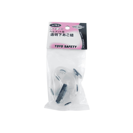 TOYO clear plastic under the chin strap TE-3 Made in Japan 12mm PVC One Touch_2