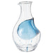 Toyo Sasaki Glass Cold Sake Carafe Blue 300ml Made in Japan Katakuchi 61507 NEW_5