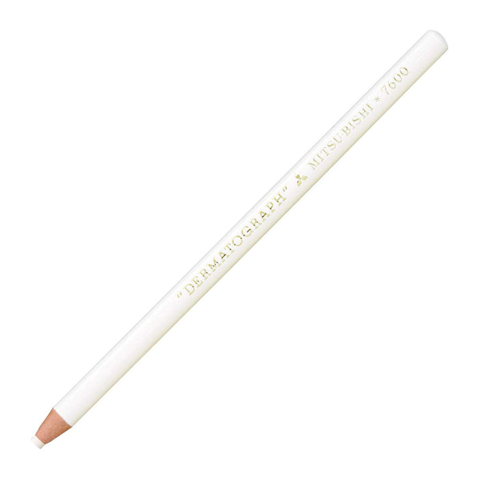 Mitsubishi Pencil Uni Colored Pencil Oily Dermatograph K7600.1 White 1 dozen NEW_2