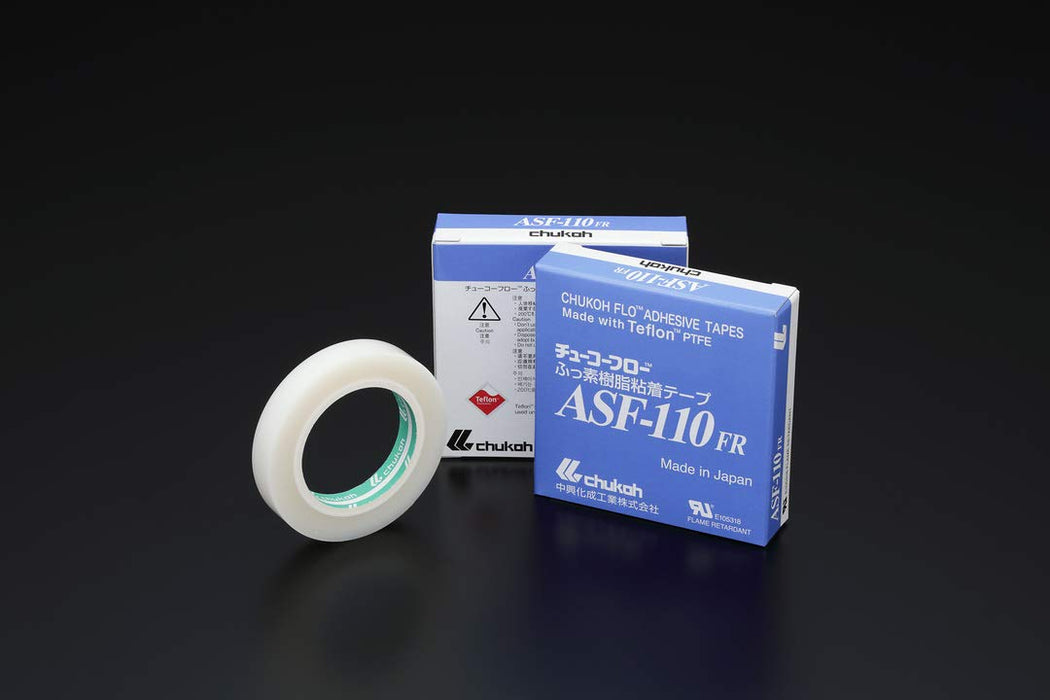 CHUKOH FLO. Fluoroplastic resin adhesive tape 0.08mmx10mmx10M ASF-110FR NEW_1