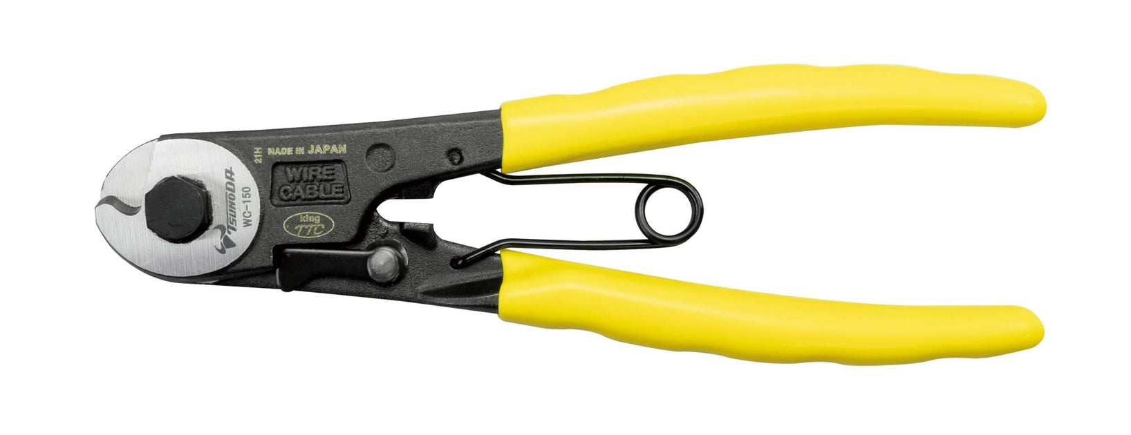 Tsunoda King TTC Made in Japan Wire Rope Cutter WC-150 150mm One-touch ...
