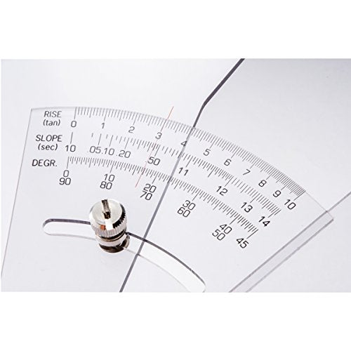 Staedtler Mars Adjustable Gradient ruler 20cm 964 51-8 1.4x14.2x25.2cm with Case_7