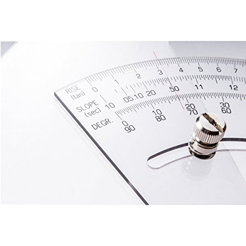 Staedtler Mars Adjustable Gradient ruler 20cm 964 51-8 1.4x14.2x25.2cm with Case_8