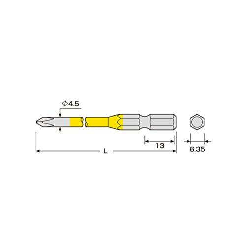 ANEX ACMD-2082 Color Bit with Step +2x82 Set of 2 Heat-resistant color coating_3