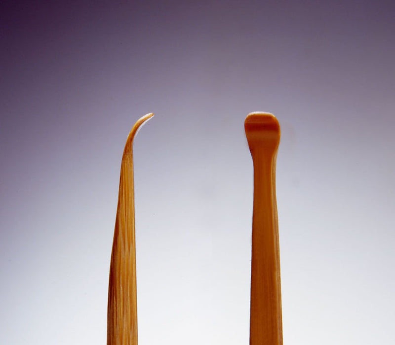 Green Bell G-2154 ear cleaning Pick 150mm Bamboo with Storage Case Handmade NEW_5