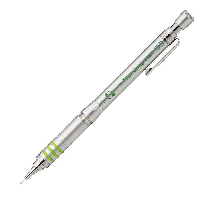 ZEBRA Tect 2-Way 0.3mm Mechanical Pencil MAS41-S Silver Brass body Extra Fine_1