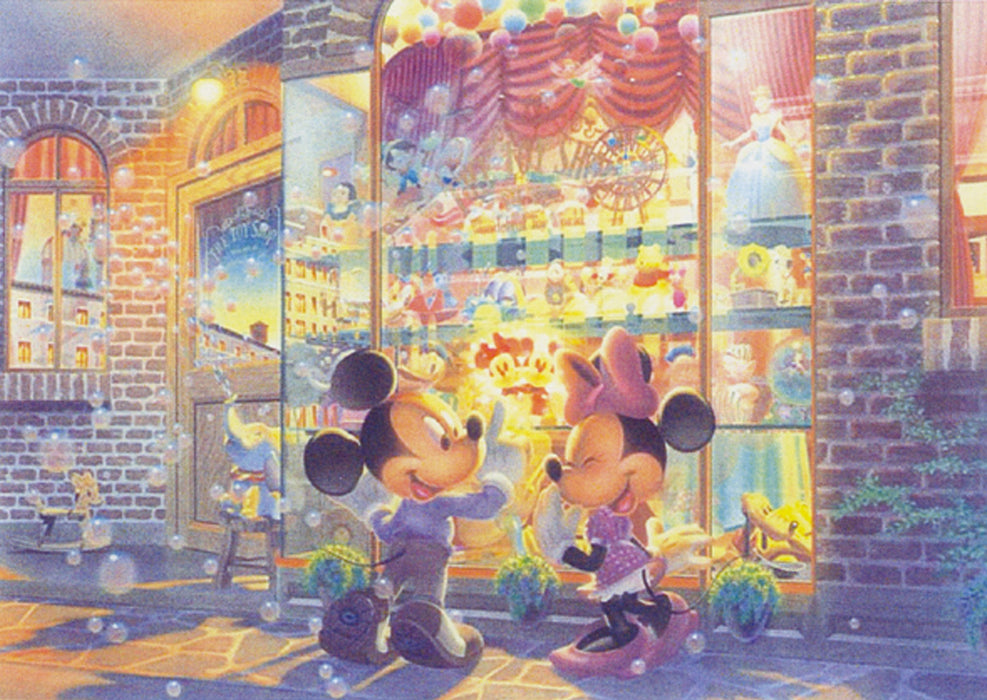 Disney Dusk Toy Shop 108-Piece Jigsaw Puzzle Glow in Dark 18.2x25.7cm D108-703_1