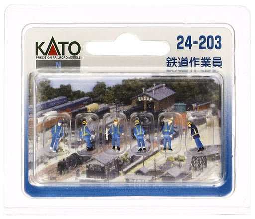 KATO N Gauge Railway Workers 24-203 Model Railroad Diorama Supplies Figure NEW_1