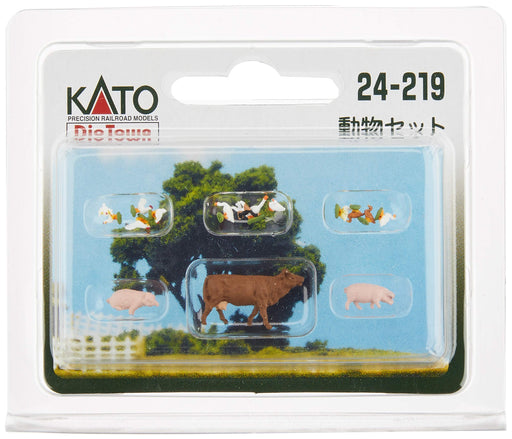 KATO N Gauge Animal Set Figure 24-219 Model Railroad Diorama Layout Supplies NEW_2
