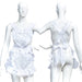 Clearstone Heart ruffle apron for Costume Play White Women H60cm 43294-29084 NEW_2