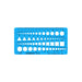 Staedtler 976 04 Drafting Mechanical Ruler Round Triangle Square Template Small_1