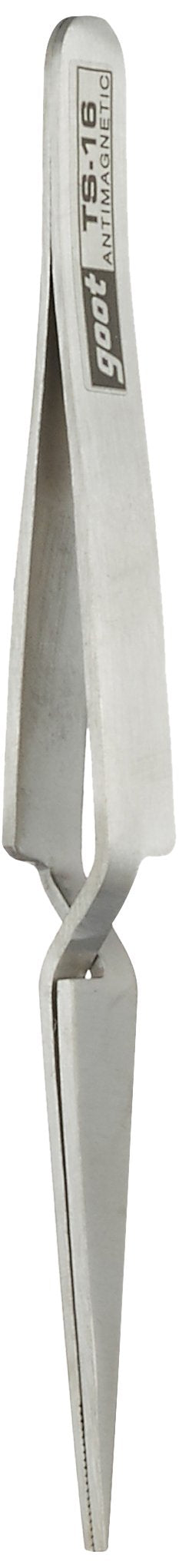 goot Reverse action tweezers small TS-16 Non-magnetic stainless steel Silver NEW_1