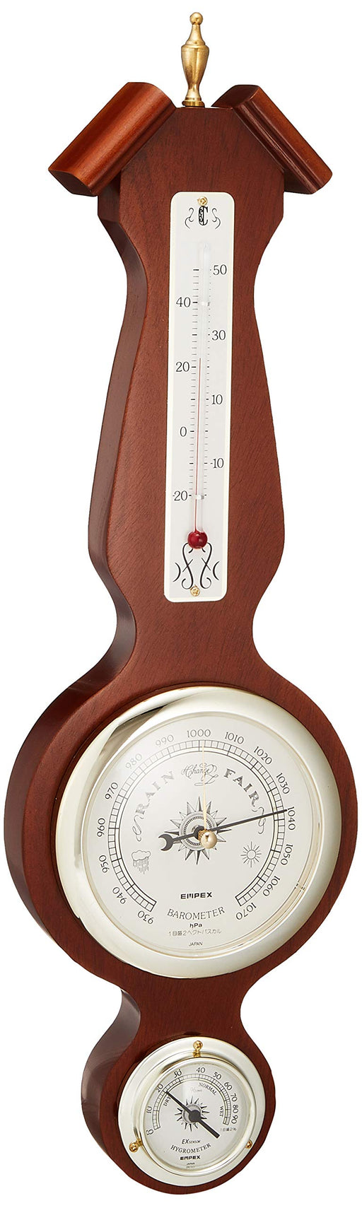 EMPEX Meteorometer Americana Weather Meter 41.5x12.5x4cm BM-717 Made in Japan_1