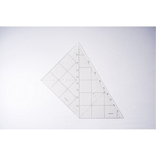 STAEDTLER 966 30 layout grid triangle 30cm for Layout Resin Clear 5mm Grid NEW_3
