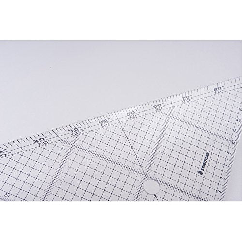 STAEDTLER 966 30 layout grid triangle 30cm for Layout Resin Clear 5mm Grid NEW_4