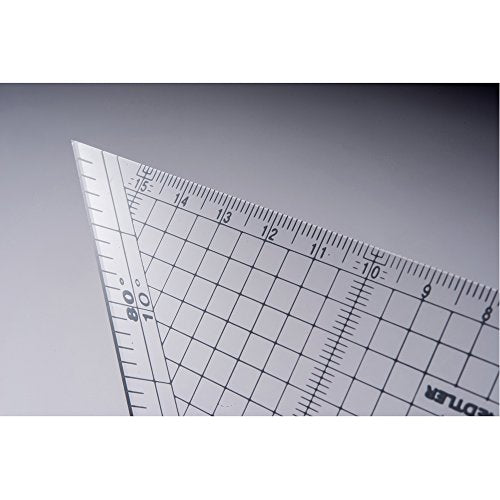 STAEDTLER 966 30 layout grid triangle 30cm for Layout Resin Clear 5mm Grid NEW_5