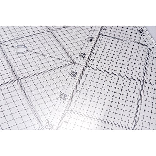 STAEDTLER 966 30 layout grid triangle 30cm for Layout Resin Clear 5mm Grid NEW_6