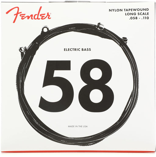 Fender Electric Bass String NYLON TAPE WOUND .058-.110 Size 9120 ‎0739120406 NEW_1