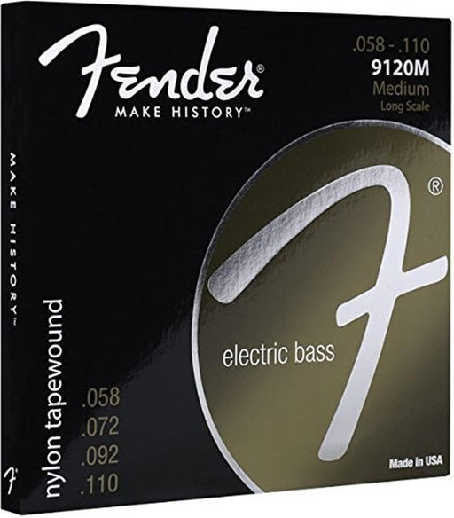 Fender Electric Bass String NYLON TAPE WOUND .058-.110 Size 9120 ‎0739120406 NEW_2