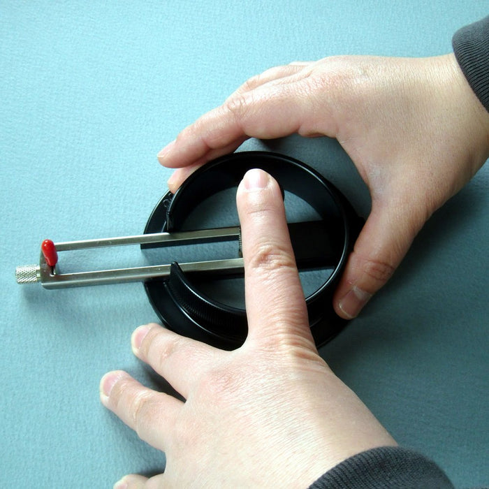 Circle Cutter for Thin Materials Leather Paper 1.8-17cm Black eC-1500P Plastic_2