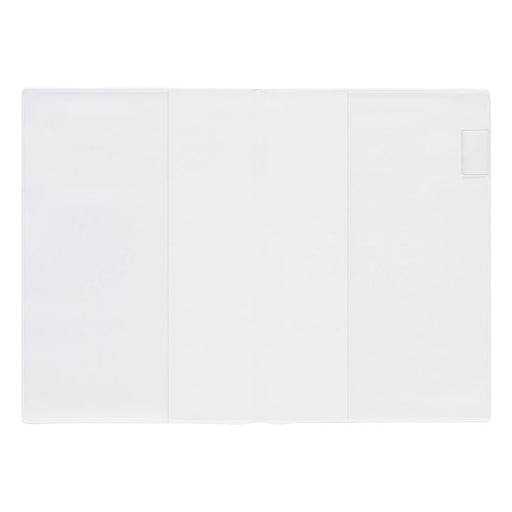 DESIGNPHIL Midori MD Notebook Cover A5 Size PVC Clear w/ Pen Holder 49360006 NEW_2
