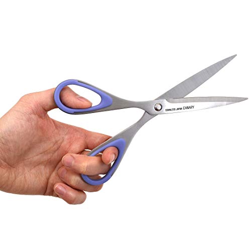 CANARY Swordtip Scissors for Office Left-handed Blue ESR-175L Stainless Steel_3
