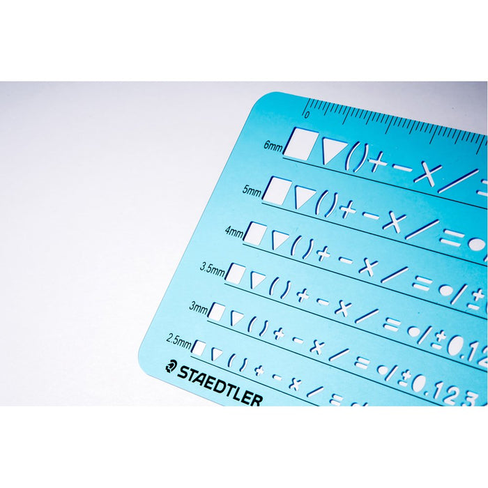 Staedtler 982 15-2 Drafting Mechanical Ruler Number Mathematics Template NEW_8