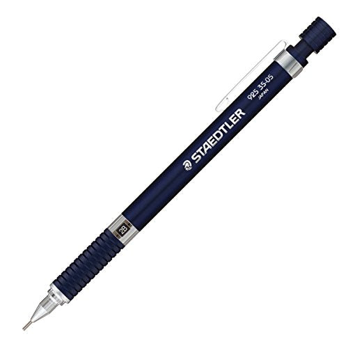 STAEDTLER Mechanical Pencil 0.5mm Night Blue 925 35-05 Aluminum Body 2B NEW_1
