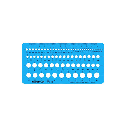 Staedtler 976 22 Regulator Drafting Mechanical Ruler Small Round Template NEW_1