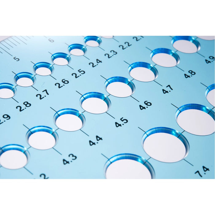 Staedtler 976 22 Regulator Drafting Mechanical Ruler Small Round Template NEW_3