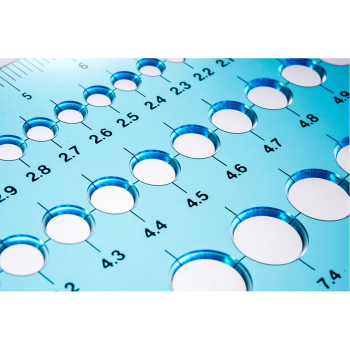 Staedtler 976 22 Regulator Drafting Mechanical Ruler Small Round Template NEW_4