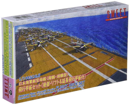 Sweet 1/144 Japanese Navy Aircraft Carrier Flight Deck Set Model Kit 14119 NEW_1