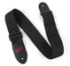 Fender Guitar Bass Strap Economy for Acoustic Electric Black Red Logo Polyester_1